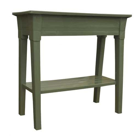 Image of Raised Planter in Sage Green Resin - Great for Patio or Garden