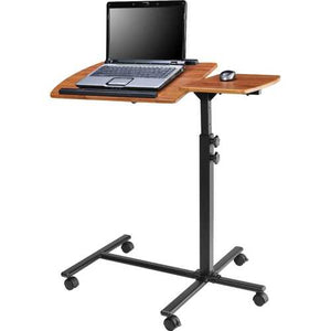 Adjustable Height Laptop Computer Standing Desk Cart with Wheels