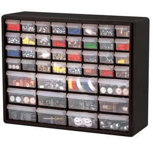 Hardware Craft Fishing Garage Storage Cabinet in Black with Drawers