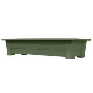 Sage Green Rectangular Garden Deck Patio Planter - Holds up to 150 lbs