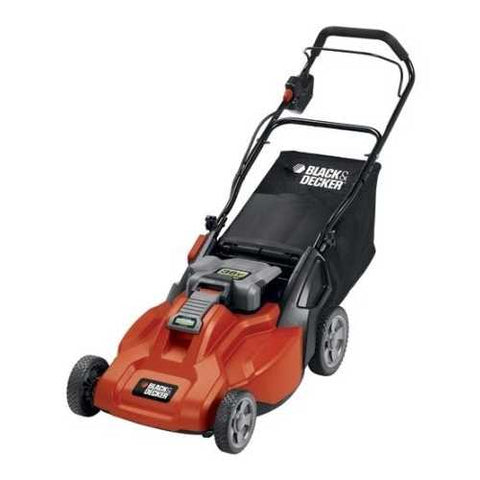 Image of Cordless 36-Volt Black & Decker 19-Inch Electric Lawn Mower & Battery