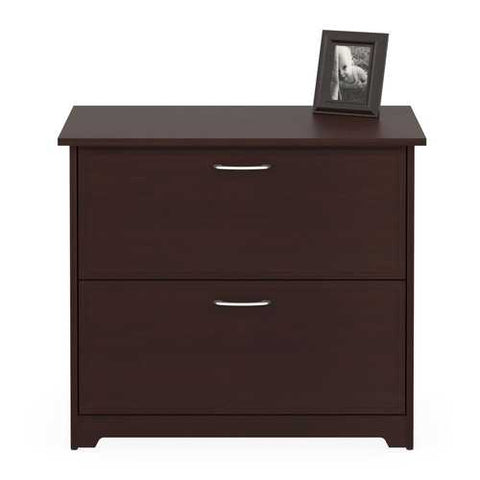 Image of 2-Drawer Lateral File Cabinet in Cherry Wood Finish