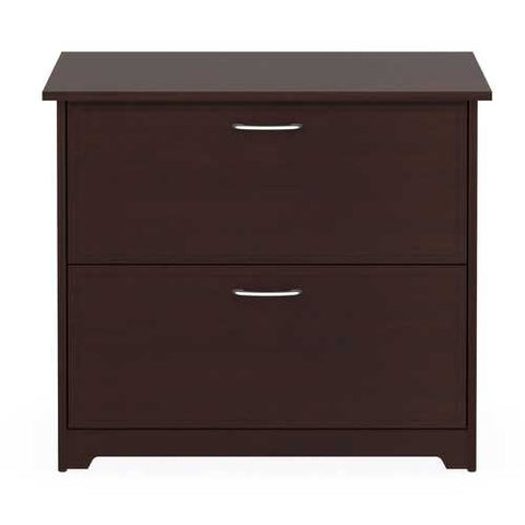 Image of 2-Drawer Lateral File Cabinet in Cherry Wood Finish