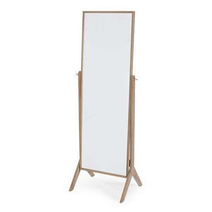 Contemporary Cheval Floor Mirror in Driftwood Finish