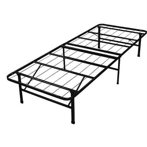 Image of Twin size Metal Platform Bed Frame with 2 Headboard Brackets