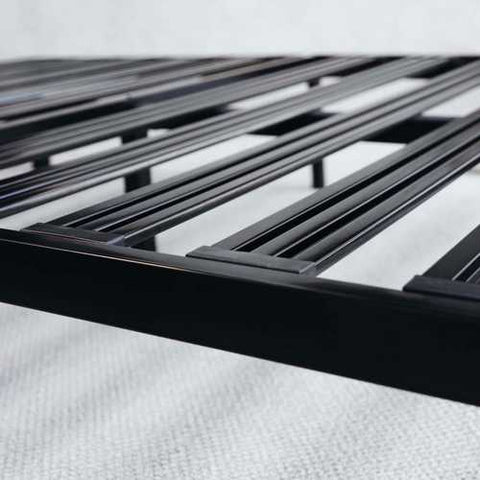 Image of Twin size Heavy Duty Metal Platform Bed Frame with Wide Steel Slats