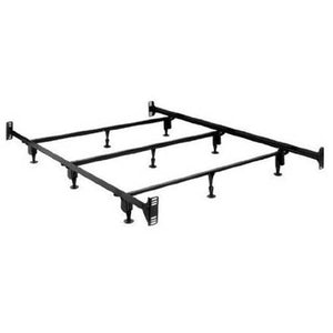 California King Metal Bed Frame with Headboard Footboard Brackets