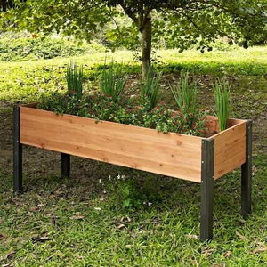 Elevated Outdoor Raised Garden Bed Planter Box - 70 x 24 x 29 inch High