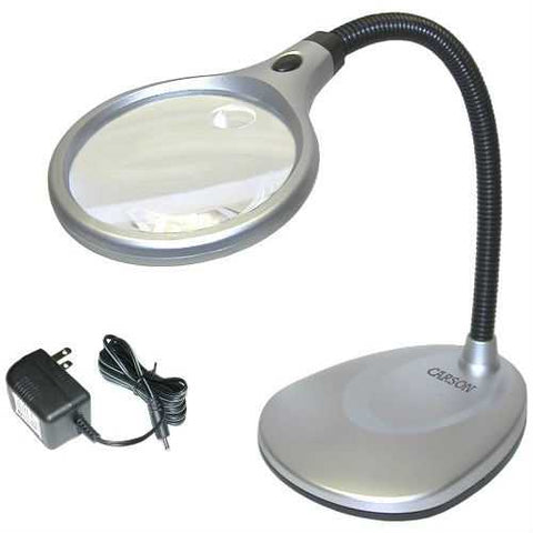 Image of LED Illuminated 2X Magnifying Glass / Desk Lamp