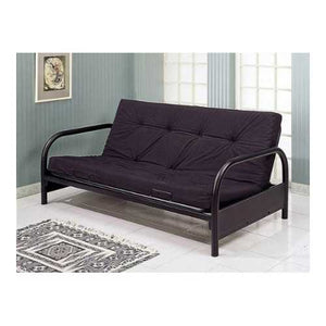 Contemporary Black Metal Futon Frame