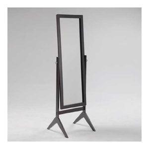 Full Length Cheval Mirror in Espresso Finish