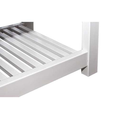 Image of Elevated Planter Raised Grow Bed in White Vinyl