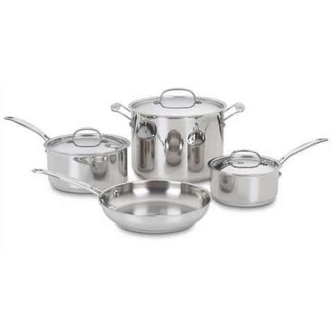 Image of 7-Piece Oven Safe Stainless Steel Cookware Set