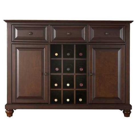 Image of Vintage Mahogany Dining Room Sideboard Console Table Buffet Sever