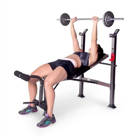 Image of Adjustable Strength Training Weight Bench Incline Flat Decline Chest Press