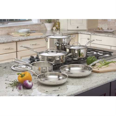 Image of 10-Piece Stainless Steel Cookware Set