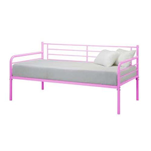 Twin size Stylish Pink Metal Daybed