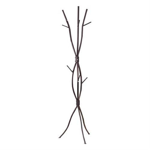 Image of Tree Branch Metal Coat Rack Hat Stand in Bronze Finish