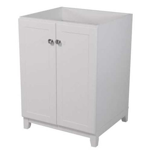 Image of White Bathroom Vanity Cabinet 30 x 21 inch - Top Not Included