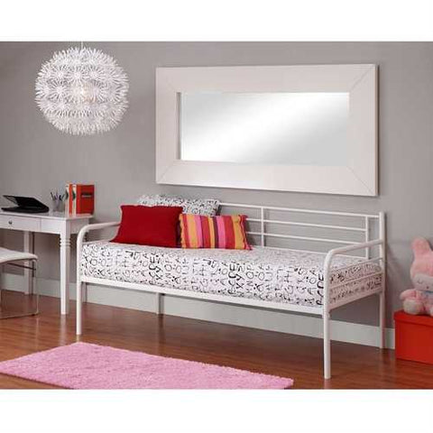 Image of Twin size Contemporary White Metal Daybed Frame