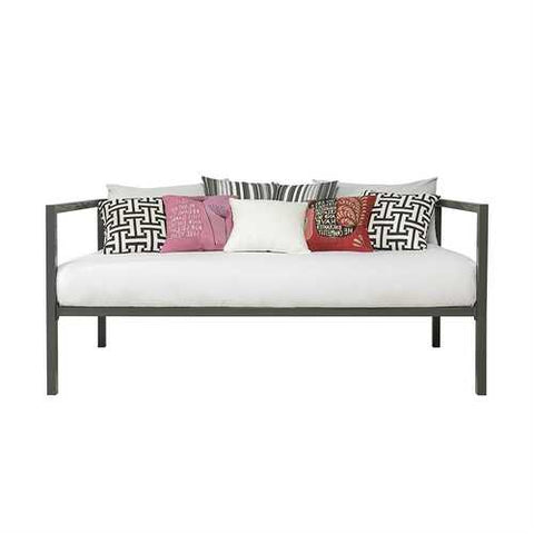 Image of Twin size Contemporary Grey Metal Daybed Frame