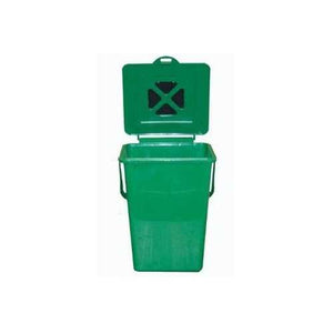 2.4 Gallon Kitchen Composter Compost Waste Collector Bin - Green