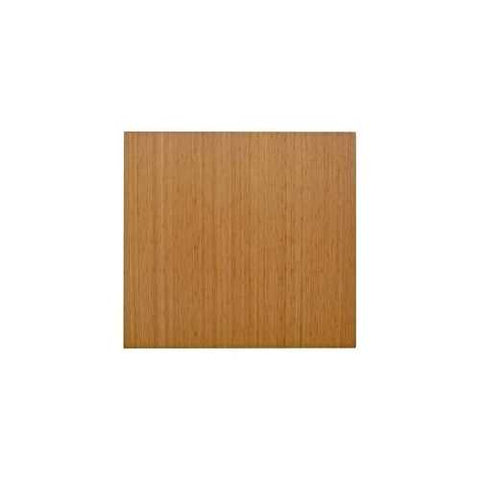 Image of Eco-Friendly Bamboo Rectangular Chair Mat in Natural