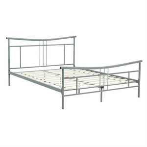 Full size Modern Metal Platform Bed Frame with Headboard and Footboard