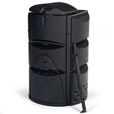 Image of Heavy Duty 16.4 cubic ft. Soil-maker Compost Bin with 3 Chamber Composter Design