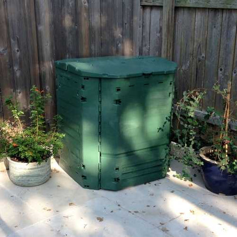 Image of Heavy Duty Plastic 32-Cubic ft. Home Compost Bin Compooster