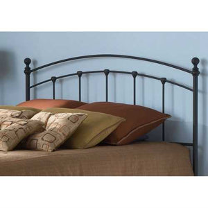 Twin size Metal Headboard in Matte Black Finish