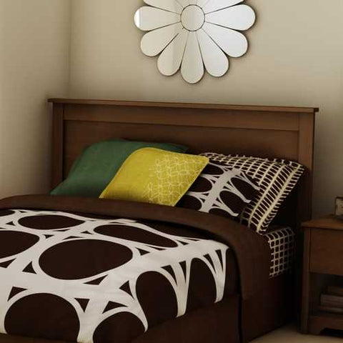 Image of Full / Queen size Contemporary Headboard in Sumptuous Cherry Finish