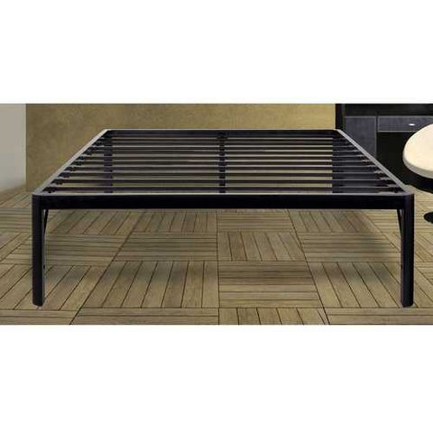 Image of Full size 18-inch High Rise Heavy Duty Metal Platform Bed Frame