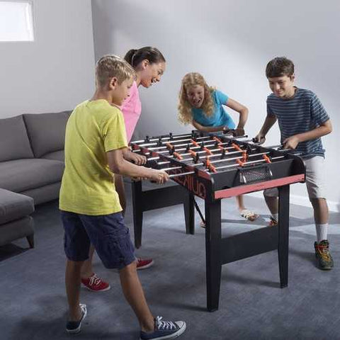 Image of Folding Foosball Table 4-Ft Game Table with 2 Foosballs