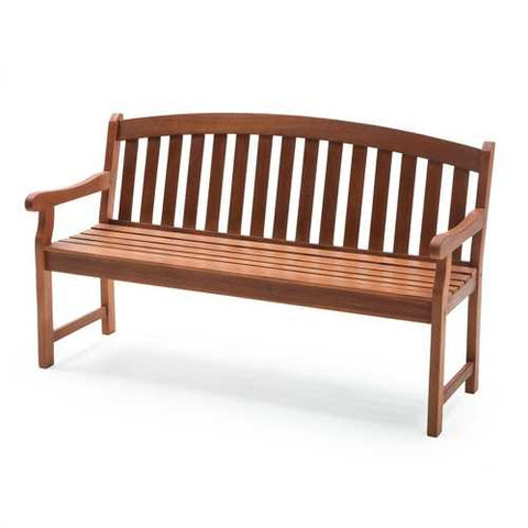 Image of Outdoor Weather Resistant Wood 5-Ft Garden Bench in Natural