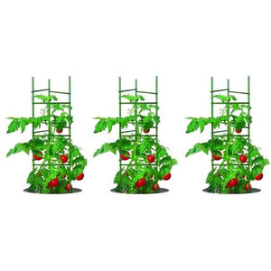 3-Pack of Tomato Plant Cage Climbing Fruit Veggie Garden Trellis