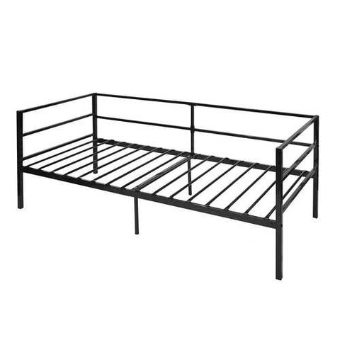 Image of Twin size Sturdy Steel Metal Daybed Frame in Black