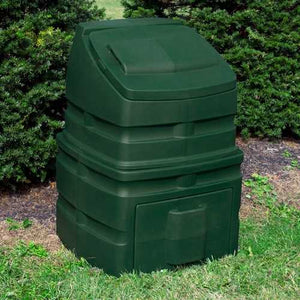 Green Heavy Duty Plastic Compost Bin - 90 Gallon Capacity