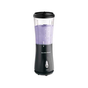 Personal Smoothie Blender with Travel Lid in Black by Hamilton Beach