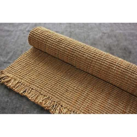 Image of Handmade Eco Natural Fiber Chunky Loop Jute Rug (4' x 6')