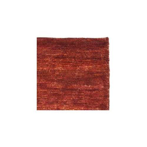 Hand-knotted Vegetable Dye Solo Rust Hemp Rug (8' x 10')