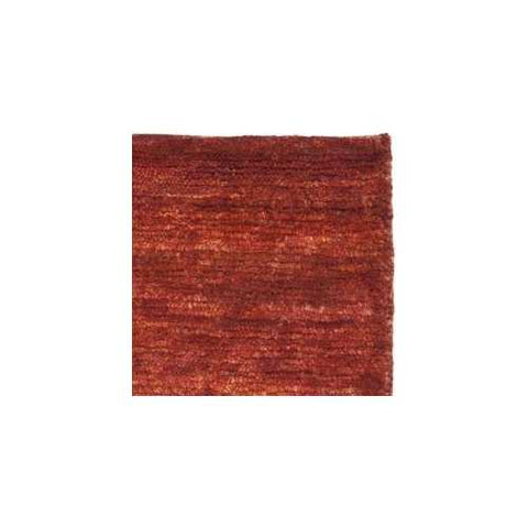 Image of Hand-knotted Vegetable Dye Solo Rust Hemp Rug (8' x 10')