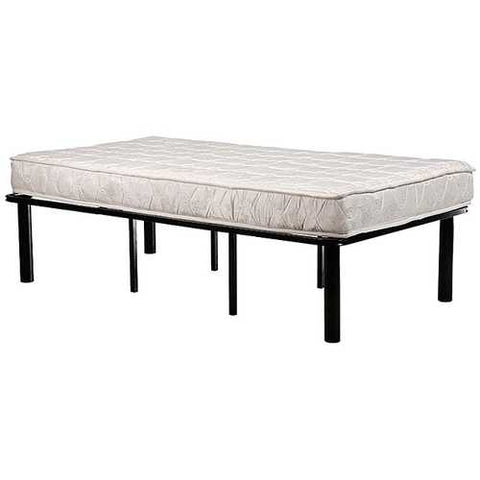 Image of Twin Extra Long Steel Platform Bed Frame with Legs - Twin XL