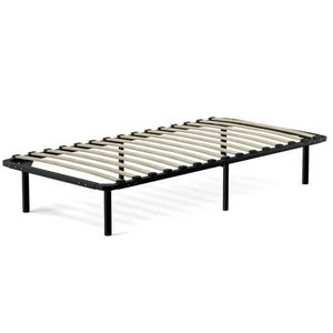 Twin XL Metal Platform Bed Frame with Wood Slats