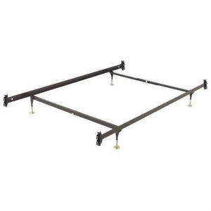 Twin size Sturdy Metal Bed Frame with Hook-on Headboard Footboard Brackets