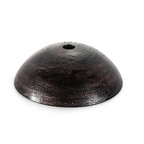 Image of Modern 16.5 inch Round Copper Color Glass Vessel Sink