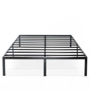 King size Modern Black Metal Heavy Duty Platform Bed Frame