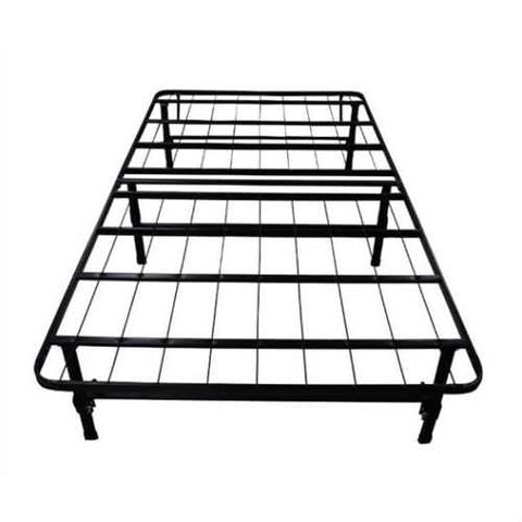 Image of King size Black Metal Platform Bed Frame