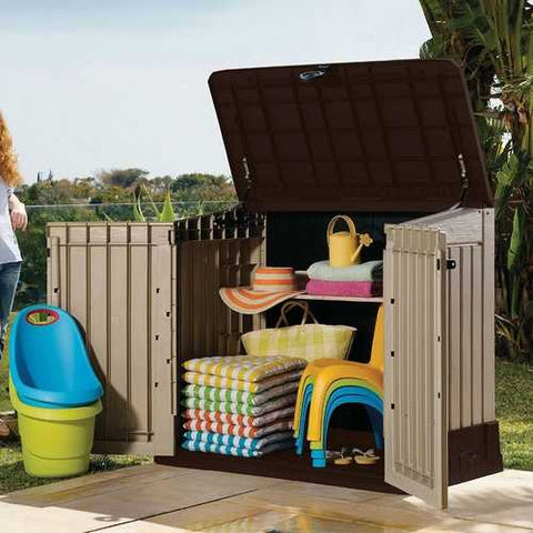 Image of Outdoor Lawn Garden Storage Shed - 30 Cubic Feet