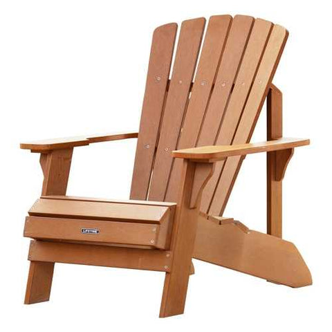 Image of UV Protected Simulated Wood Adirondack Chair